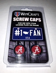 Alabama license screw caps